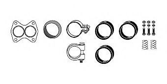 HJS 82 22 4210 Mounting Kit, exhaust system
